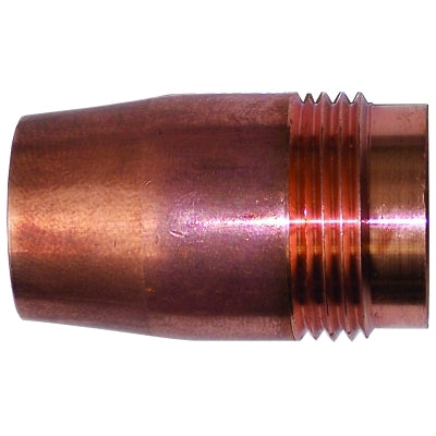 MIG Gun Nozzle, 5/8 in Bore, 1/8 in Recess, Tweco Style HD 23, Self-Insulated, Copper