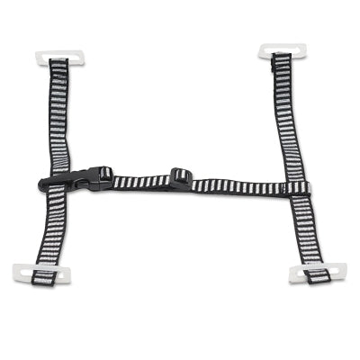 4-Point Chinstrap, V-Gard Hardhats, One Size, Black/White