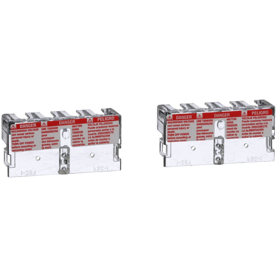 Fingersafe Protective Cover, Compatible with Industrial Control Transformers, 5 H x 7.01 W x 5.98 in. D