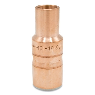 Air-Cooled Bore Nozzle, Heavy-Duty, Slip-On, 5/8 in Bore, Flush, Bottleneck, Copper