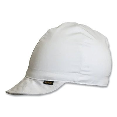 High Crown Welding Cap, Size 7-1/8, White, 4-Panel