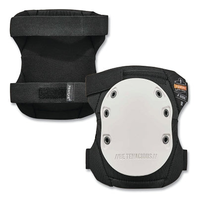 ProFlex 315HL Abrasion-Resistant Knee Pads, Long Hard Cap, Hook-and-Loop, Black/Gray