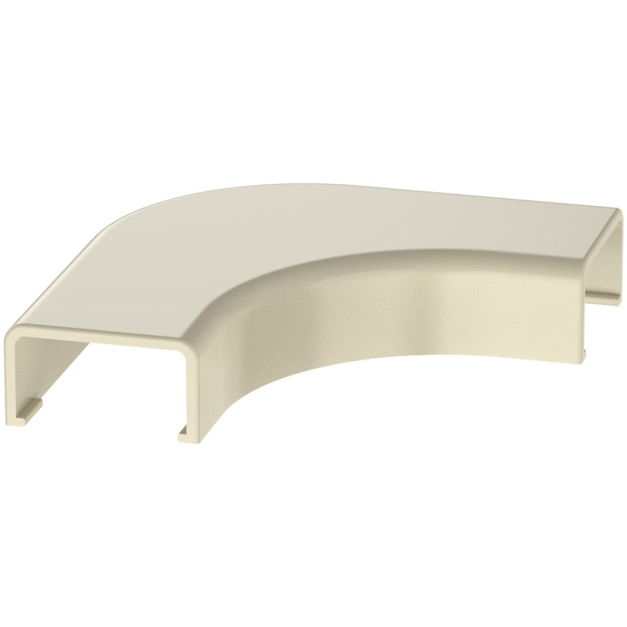 Surface Raceway, LD3/LDPH3 Right Angle, Electric Ivory
