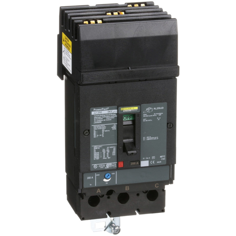 J-Frame 25kA AIR Thermal Magnetic UL Current Limiting 200A 600V 3-Pole Circuit Breaker