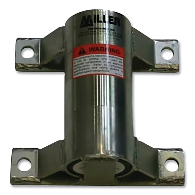 DuraHoist Confined Space System Parts and Accessories, Wall mount sleeve, CS-500 zinc plated steel