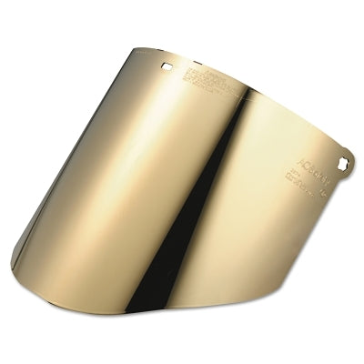 3M 82604-00000-10 Gold-Coated Polycarbonate Dark Green Faceshield Window, 14.5" x 9"