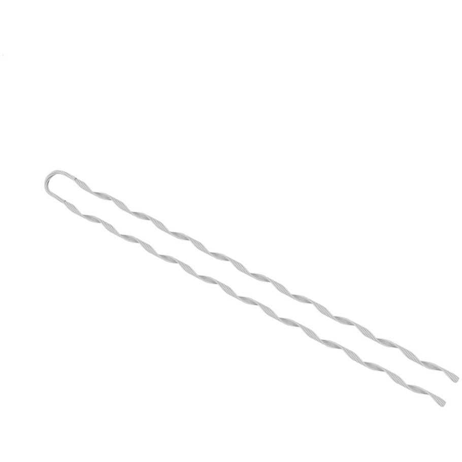Dead End, Formed Wire, 25 in. L, Yellow