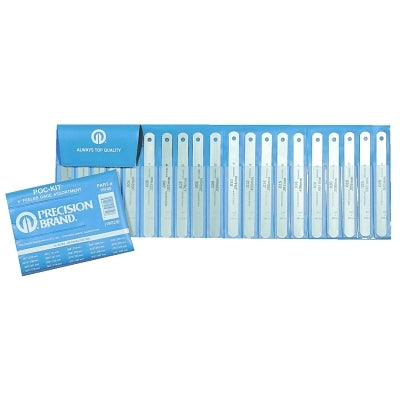 Poc-Kit Feeler Gage Assortment, 20 Blades, SAE, 5 in Length