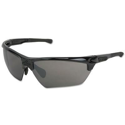 Dominator DM3 Safety Glasses, Polarized Black Mirror Lens, Duramass, Black Polycarbonate/TPR
