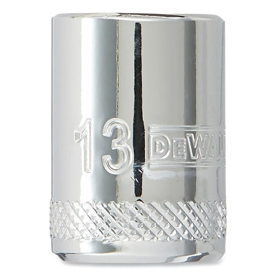 Socket, 3/8 in Drive, 13 mm Opening, 6-point, Standard