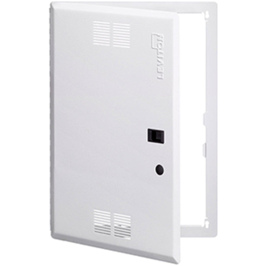 Structured Media Premium Vented Hinged Door, 21 in., White