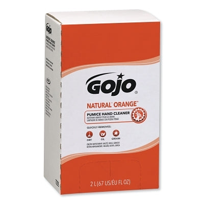 Natural Orange Pumice Hand Cleaner, Citrus, Bag-in-Box, 2,000 mL