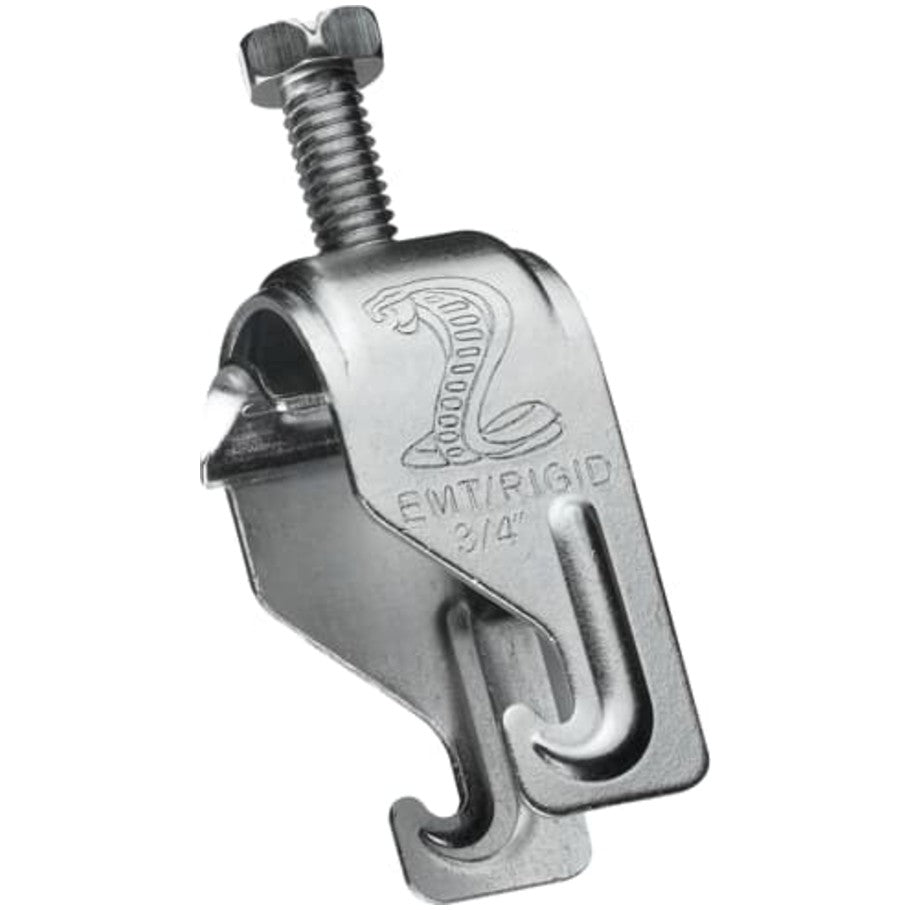 Superstrut Cobra Steel 1-Piece Cable and Rigid/IMC/EMT Conduit Clamp With SilverGalv Finish, 3/4 in.