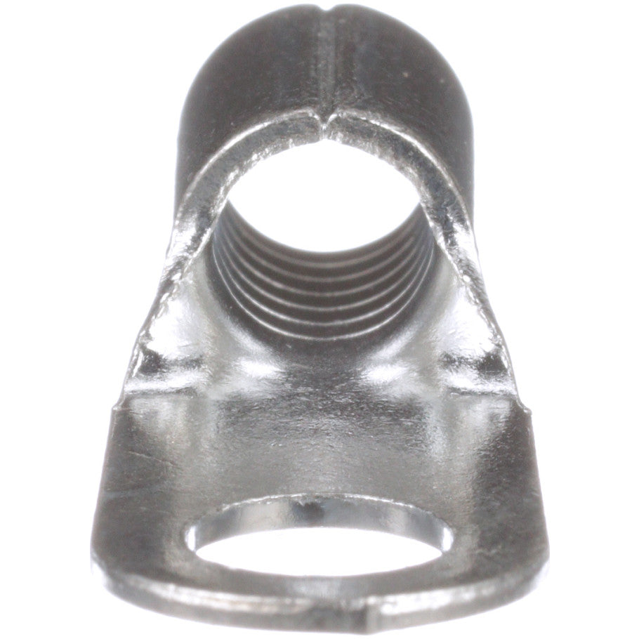 Pan-Term P6-14R-E Ring Terminal, Bare, 6 AWG, 1/4" Stud, PK20