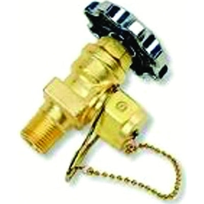 Valves, Shut-Off Valve, 200 psi, Brass, Gas Tight Plug/Chain, Fuel Gas