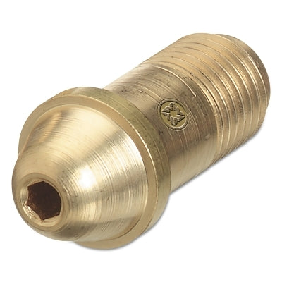 Regulator Inlet Nipples, Acetylene (MC), 1/8" (NPT), 1 1/4" L, Brass, CGA-200