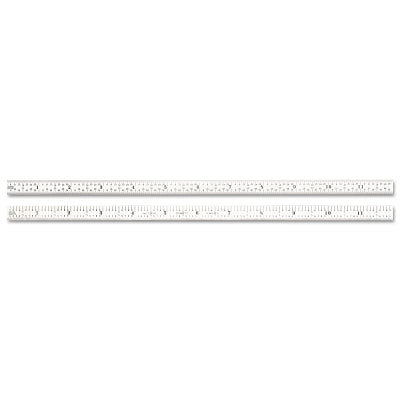 Steel Rule, 12 in, 5R, Steel, Full-Flexible