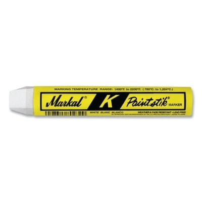 K Paintstik Solid Paint Marker, 3/8 in x 4.75 in L, White