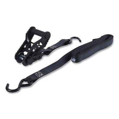 Extreme Webbing Combat Ratchet Tie-Down, 14 ft x 1 in, S-Hooks