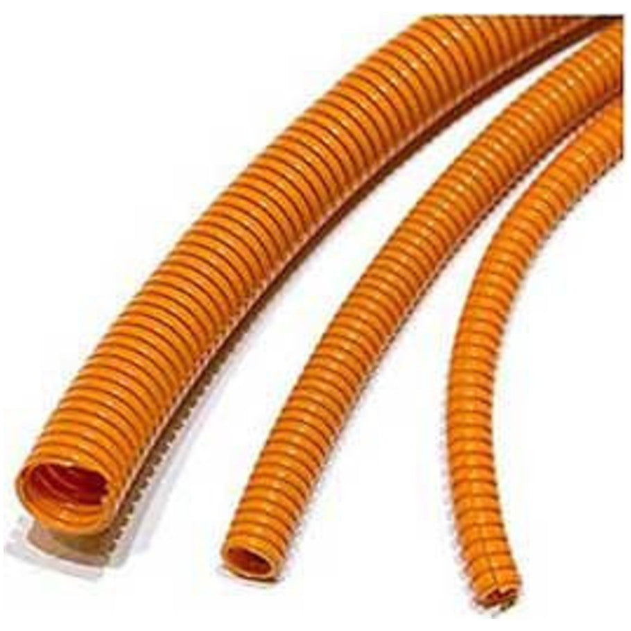 Carlon Riser-Gard PVDF Resin Corrugated Flexible Cut Reel Raceway,1-1/2 in.