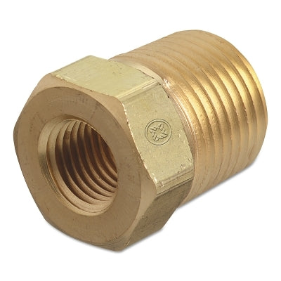 Pipe Thread Bushings, 3,000 PSIG, Brass, 1/4 in (NPT);3/8 in (NPT)