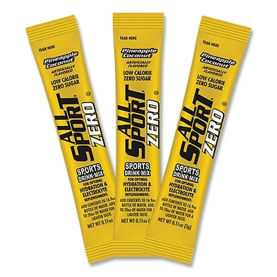 ZERO Drink Mix Powder Sticks , Pineapple Coconut, 500 EA/CA