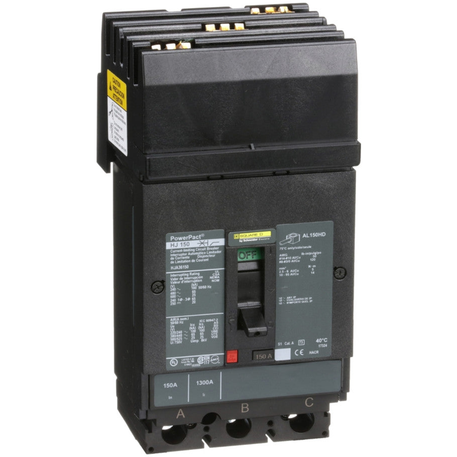 H-Frame 25kA AIR Thermal Magnetic 150A 600V 3-Pole Circuit Breaker