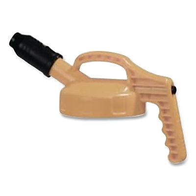 Stumpy Spout Lid, 1 in dia, Beige, Engineering Plastic