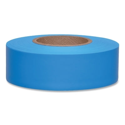 Taffeta Flagging Tape, 1-3/16 in x 150 ft, Flourescent Blue