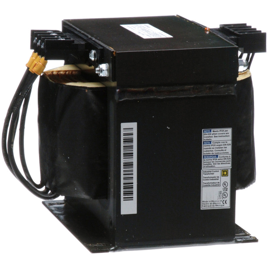 Type T Industrial Control Transformer, 1-Phase, 240x480V Primary, 120/240V Secondary, 2000VA