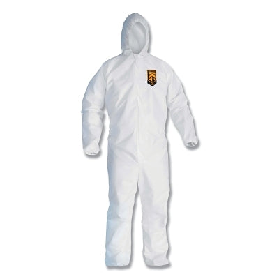 A20 Breathable Particle Protection Coveralls, White, 4X-Large, ZF, EBWAH