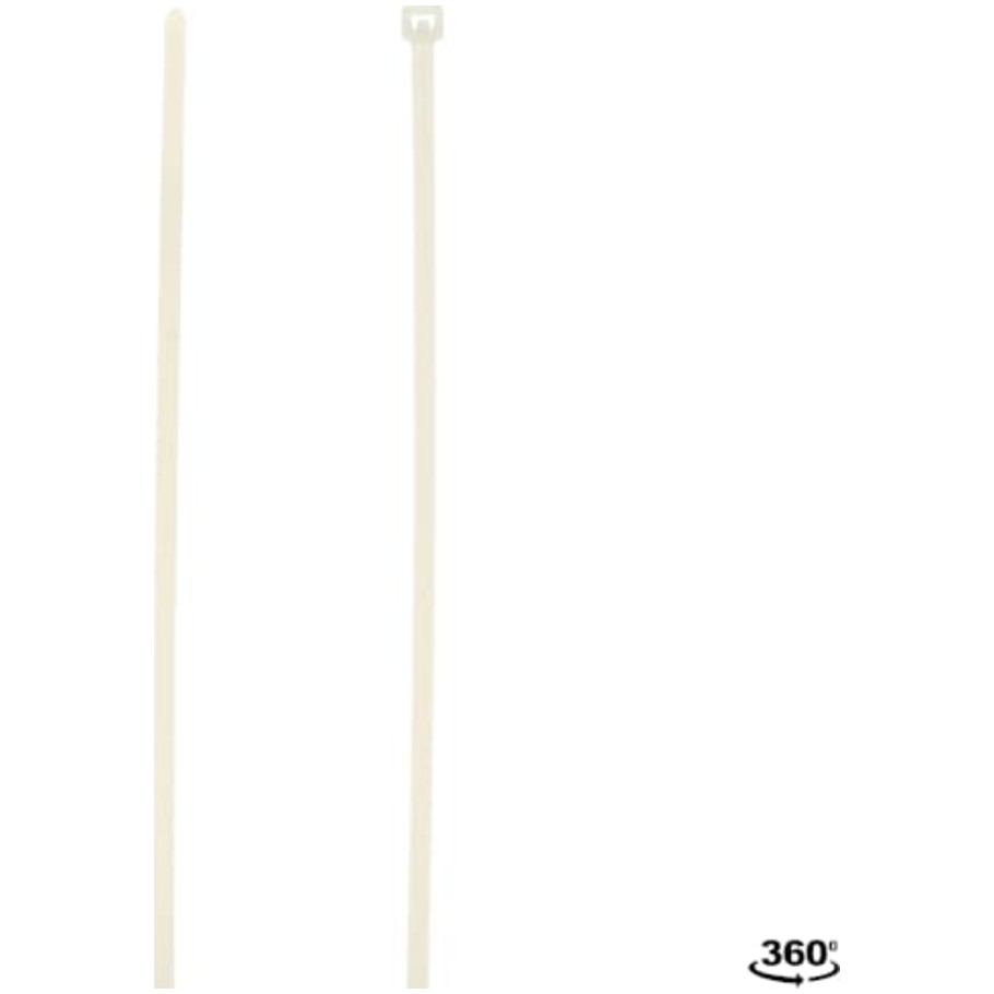 Catamount Intermediate Cable Ties, General Purpose, Natural Nylon, 14.50 L x 0.146 in. W,