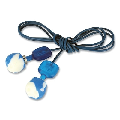TrustFit Pod Earplugs, Foam, Blue, Corded
