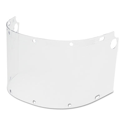 Faceshield Windows for Dual Crown Series, FM400/FM500, Clear, 16.5 in L X 8 in H