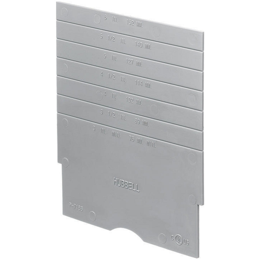 Side by Side Divider, SystemOne Floor Boxes, PVC
