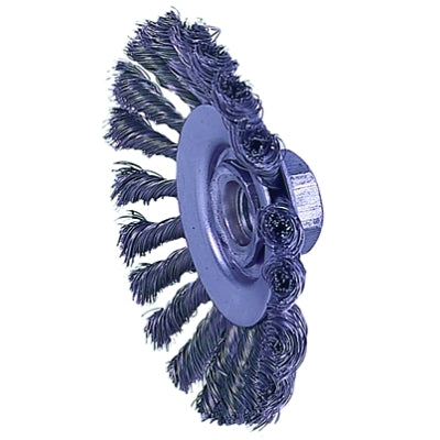Knot Wire Bevel Wheel, 4 1/2 in D