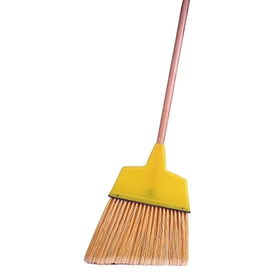 Angle Brooms, 6 in to 7-1/2 in Trim L, Flagged Plastic Fill