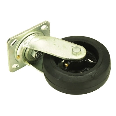 Truck Casters, WH 51S, Molded on Rubber, 6 in Diameter