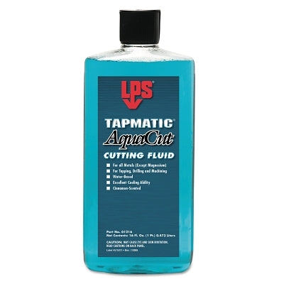 Tapmatic AquaCut Cutting Fluid, 16 oz, Squeeze Bottle