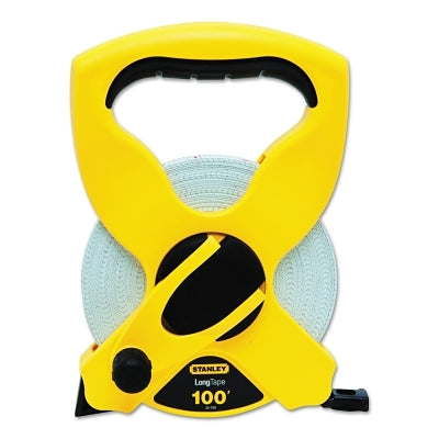 Open Reel Fiberglass Long Tape, 100 ft x 1/2 in, Inch, Double Sided, Yellow