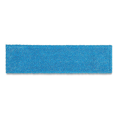 Adaptable Flat Mop Microfiber Pad, 5.5 in W x 19.5 in L, Blue