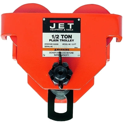PT Series Plain Trolley, 1/2 Ton, 2 1/2" - 8" Beam Width