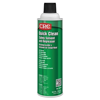 Quick Clean Safety Solvents and Degreasers, 20 oz Aerosol Can, Irritating Odor