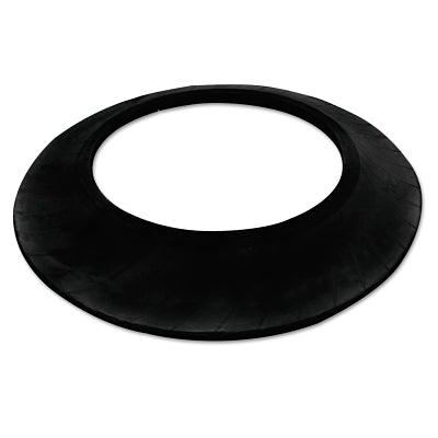Channelizer Drum Ring Base, 22.5 in, Recycled Tire Rubber, Black