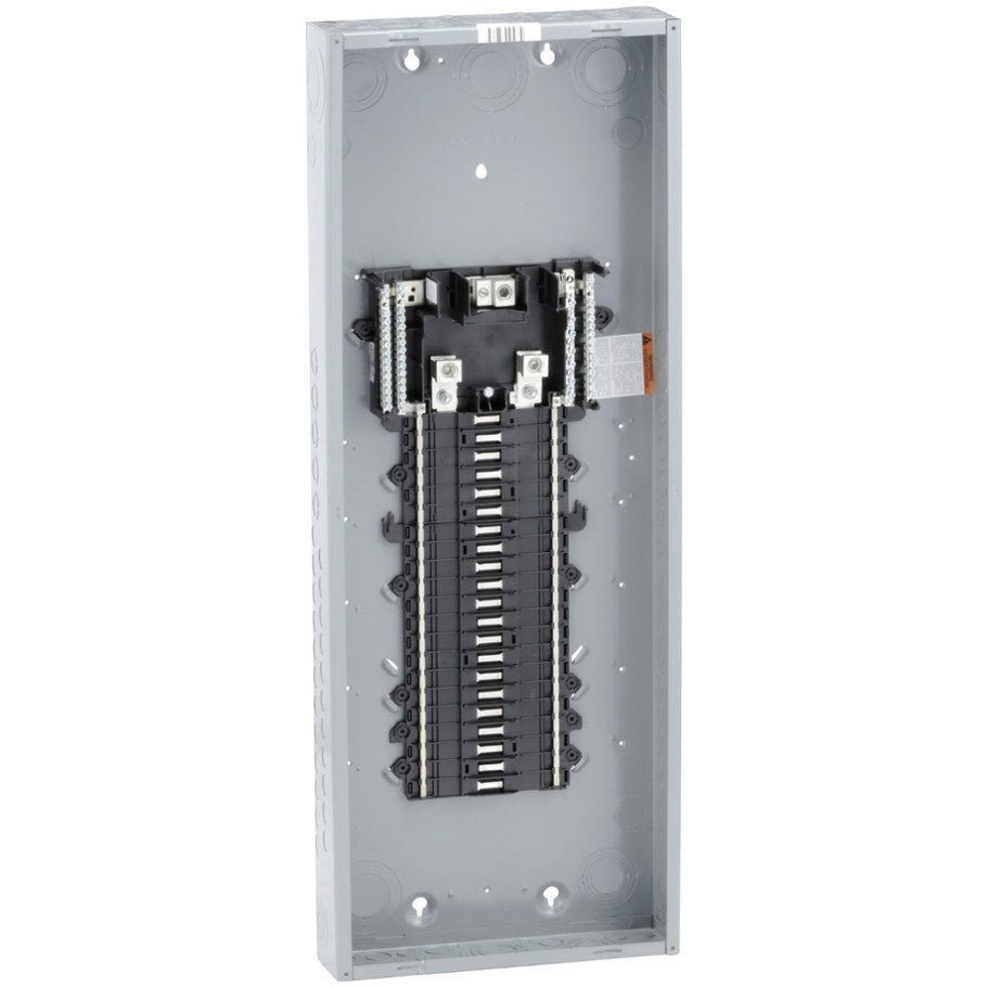 QO 225A 1 Phase 42 Space PLug On Neutral Main Lug Load Center With Ground Bar, 42 1 Pole