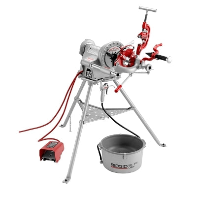 Model 300 Power Drive Threading Machine, NPT, 1/8 in to 2 in Pipe Capacity, 115 V AC, 15 A, 36 RPM, Complete Kit