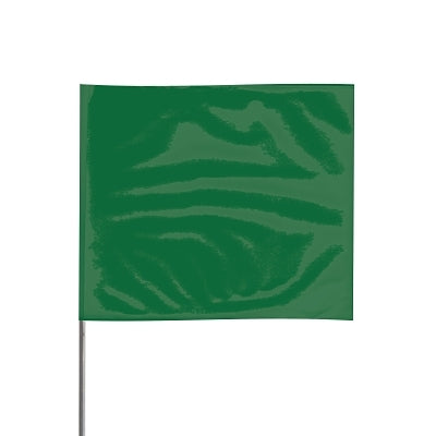 Stake Flag, 2 in x 3 in, 18 in H, Green