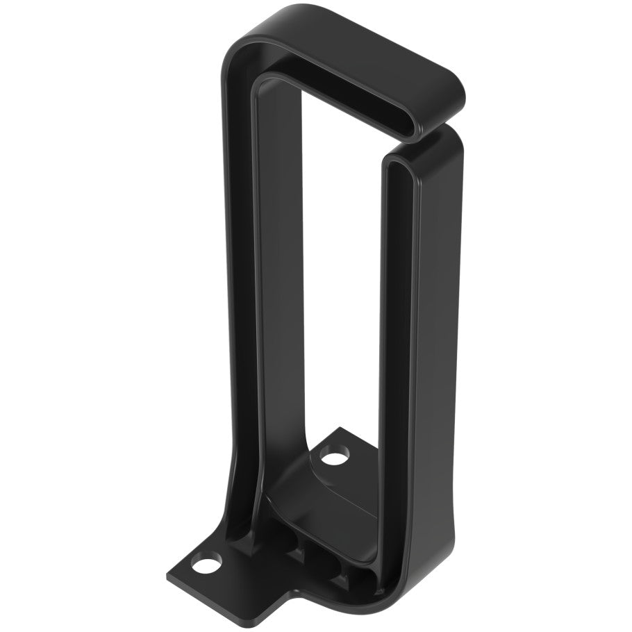 Black Flame Retardant Polycarbonate Vertical D Ring, 5.72 L x 2.05 in. W