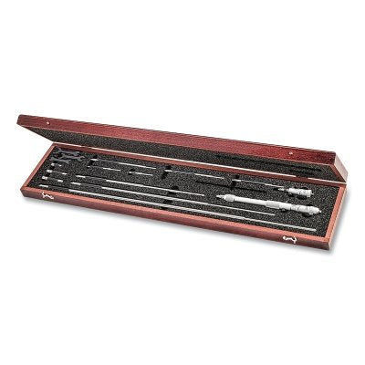 Series 124 21 Pc Solid-Rod Inside Micrometer Set