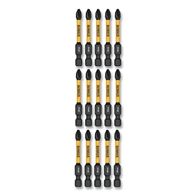 FlexTorq Phillips Impact Bit, 2.25 in L, #2, 3 Pack
